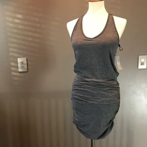 Athleta NWT Racerback Tee Dress XS built in Bra.